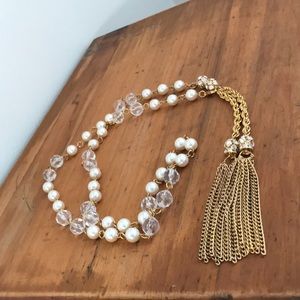 Pearl and Glass Belt/Necklace